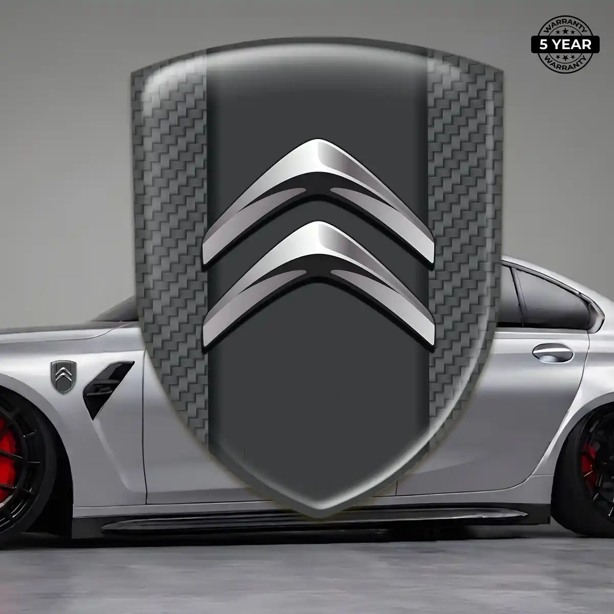 Citroen Domed Logo Decal Resin Elite
