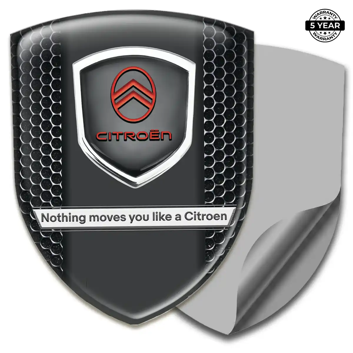 Citroen Domed Logo Decal Resin Luxe