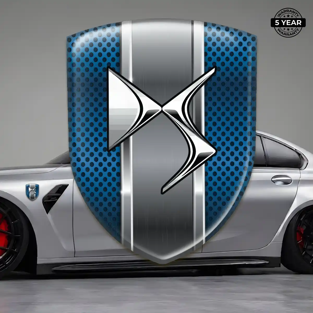 Citroen Domed Logo Sticker Deluxe Edition