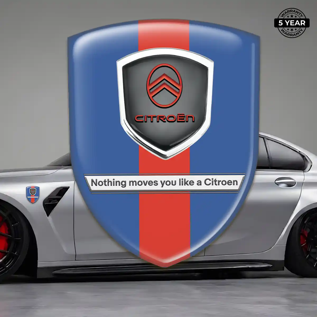 Citroen Domed Logo Sticker Interior Luxe