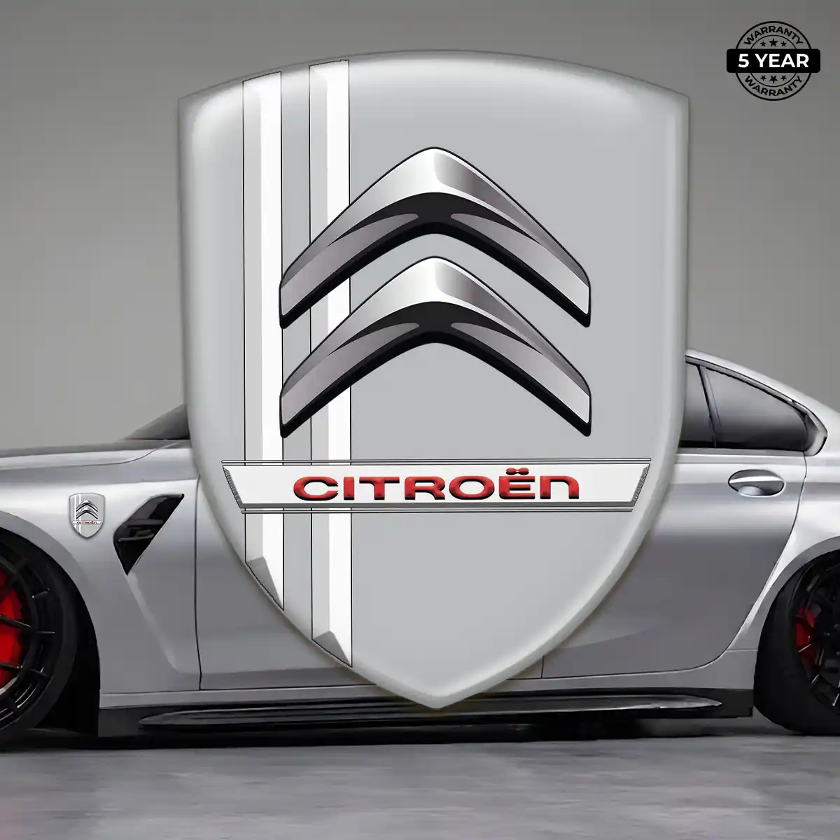 Citroen Domed Logo Sticker Opulent Line