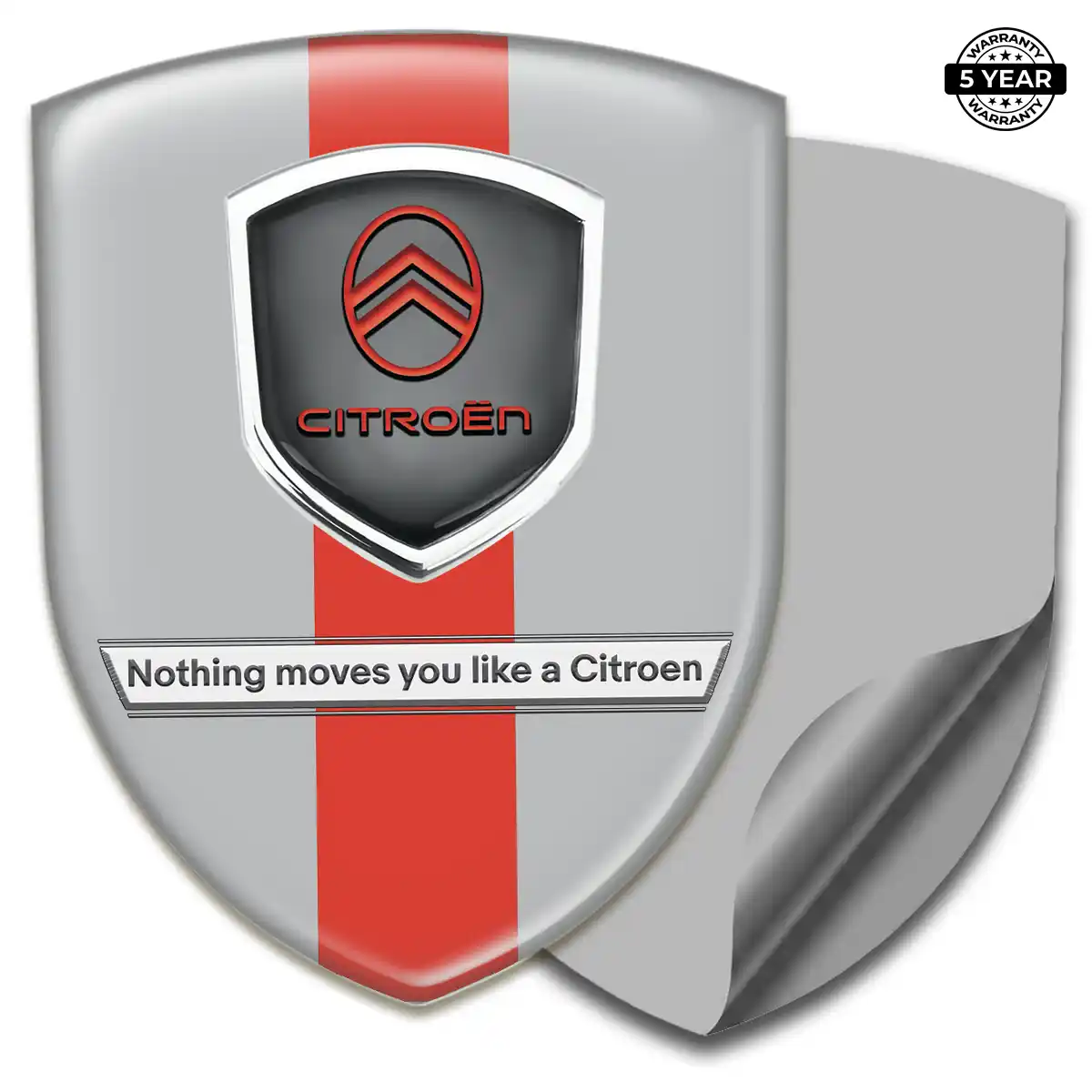 Citroen Domed Logo Sticker Outer Style