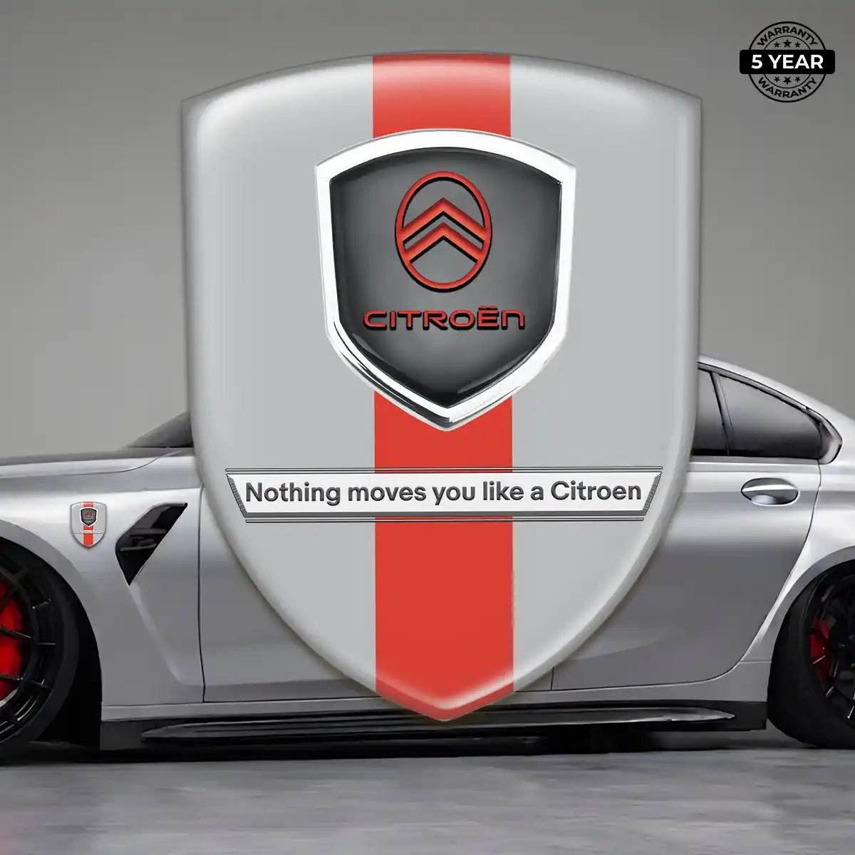 Citroen Domed Logo Sticker Outer Style