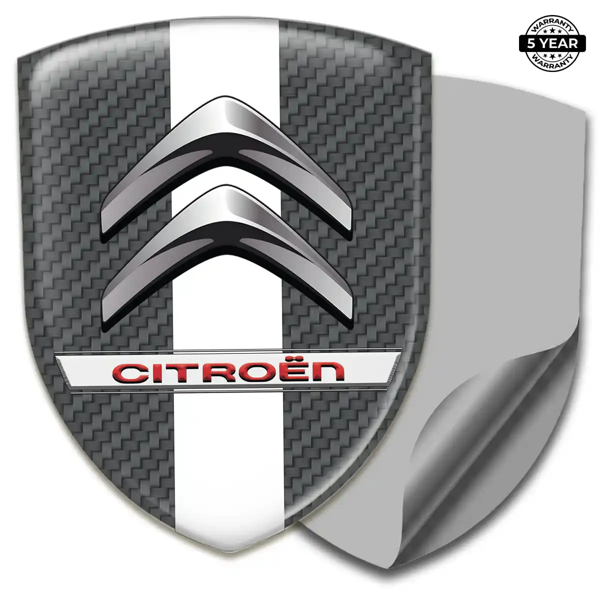 Citroen Domed Logo Sticker Premium Dome
