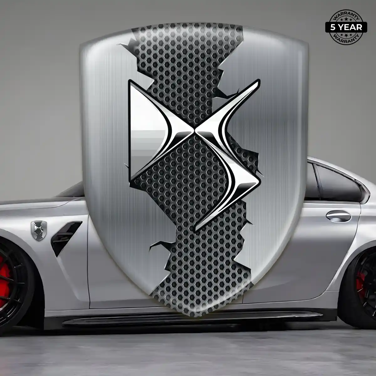 Citroen Domed Logo Sticker Refined Design