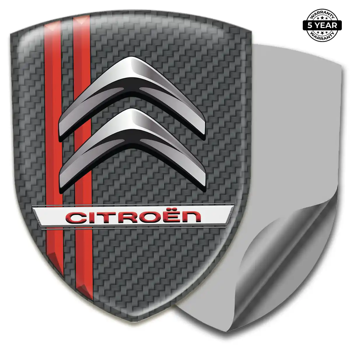 Citroen Domed Logo Sticker Resin Elite