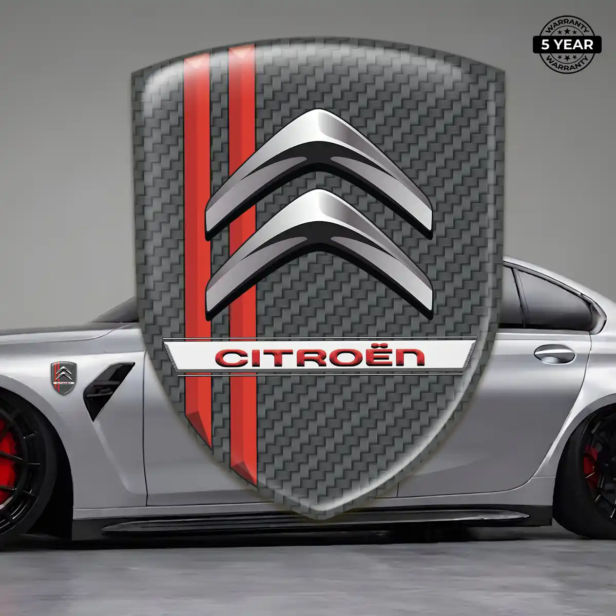Citroen Domed Logo Sticker Resin Elite