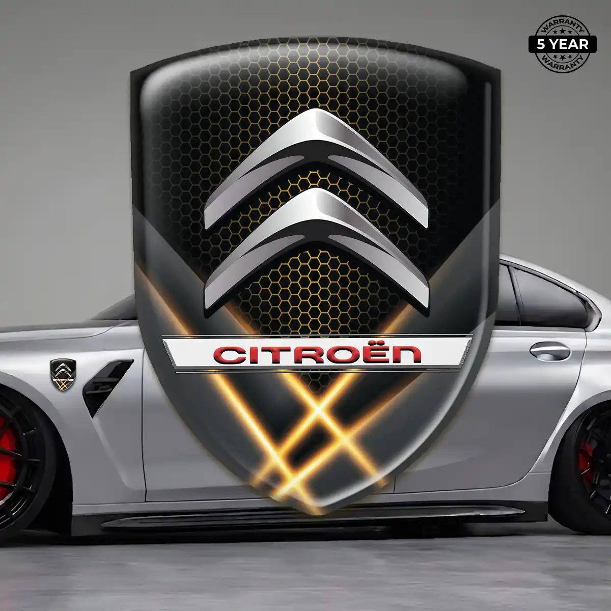 Citroen Emblem Badge Elite Finish