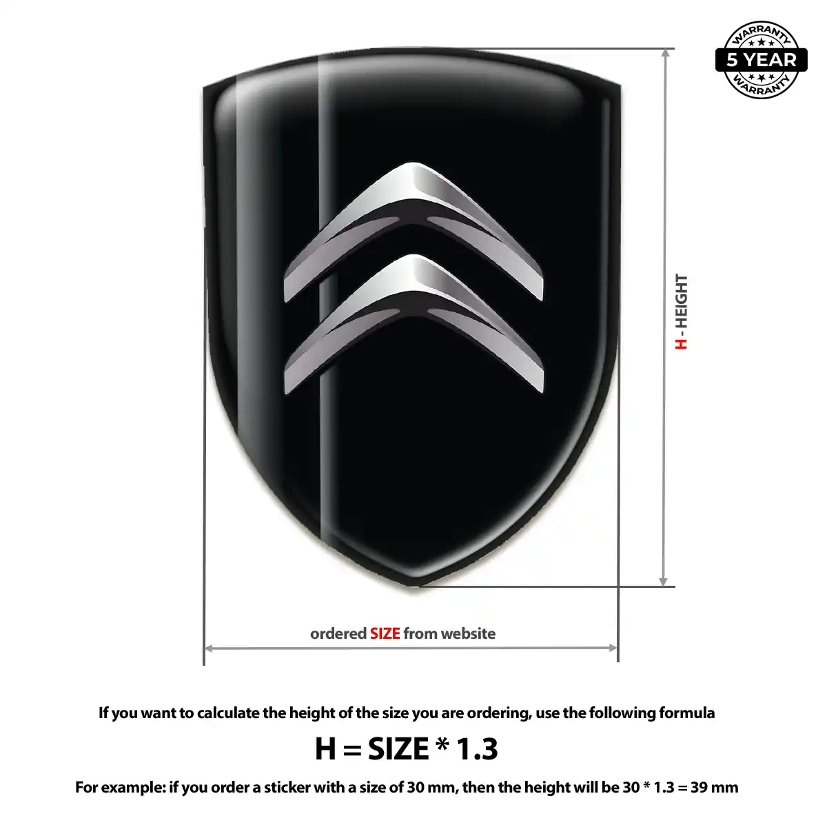 Citroen Emblem Badge Logo Interior Elegance