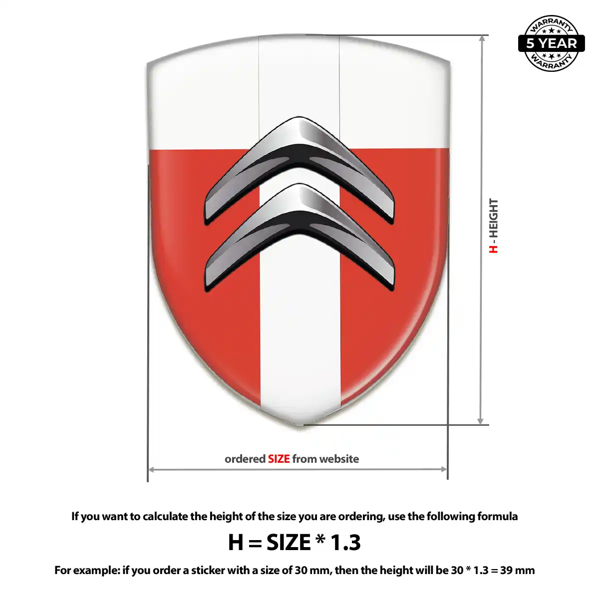 Citroen Emblem Badge Logo Interior Luxe