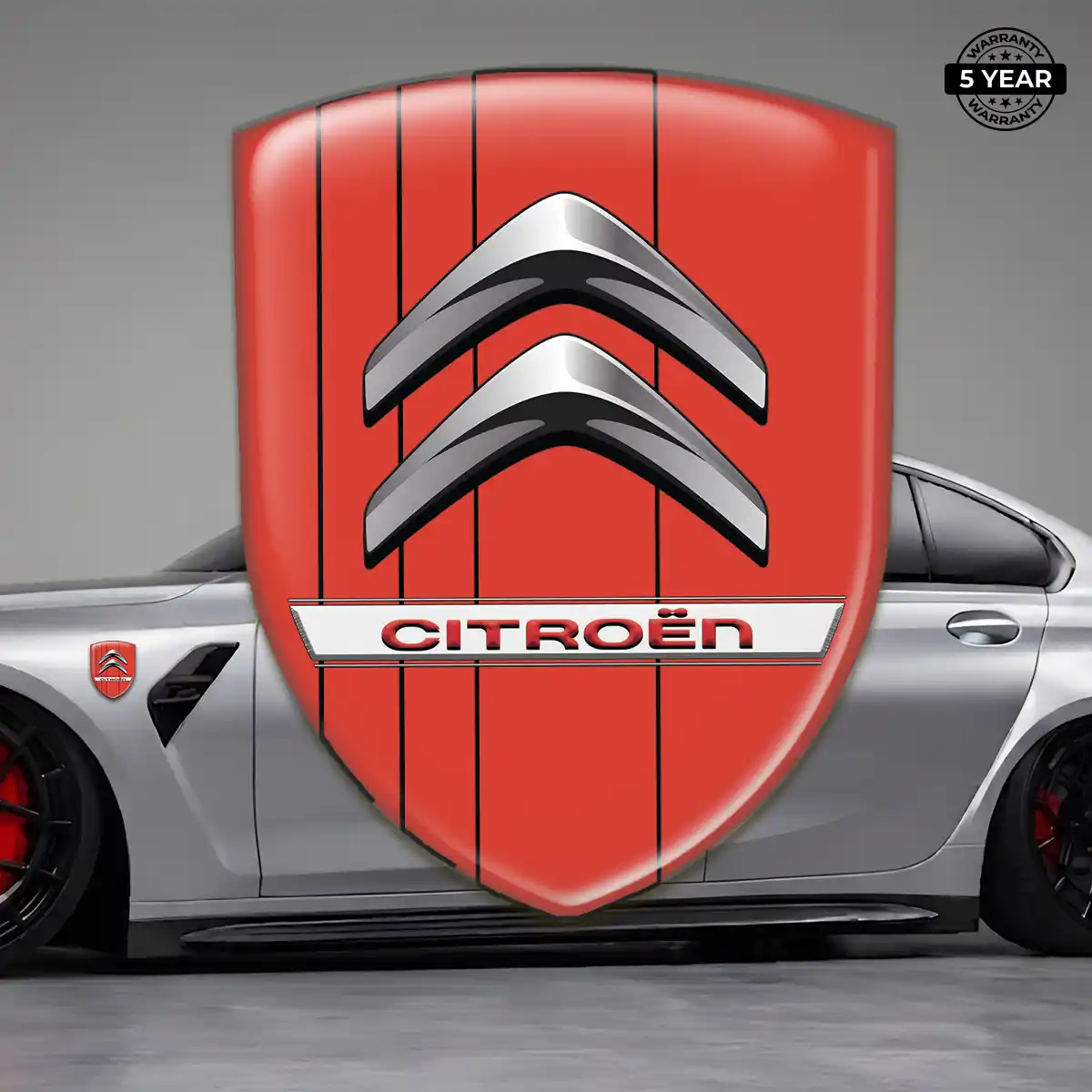 Citroen Emblem Badge Logo Premium Dome