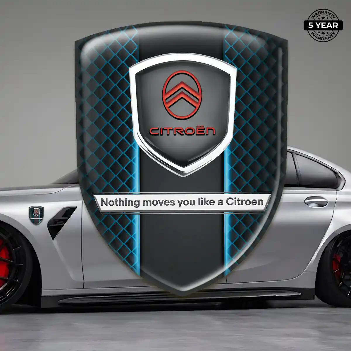 Citroen Emblem Badge Logo Refined Design