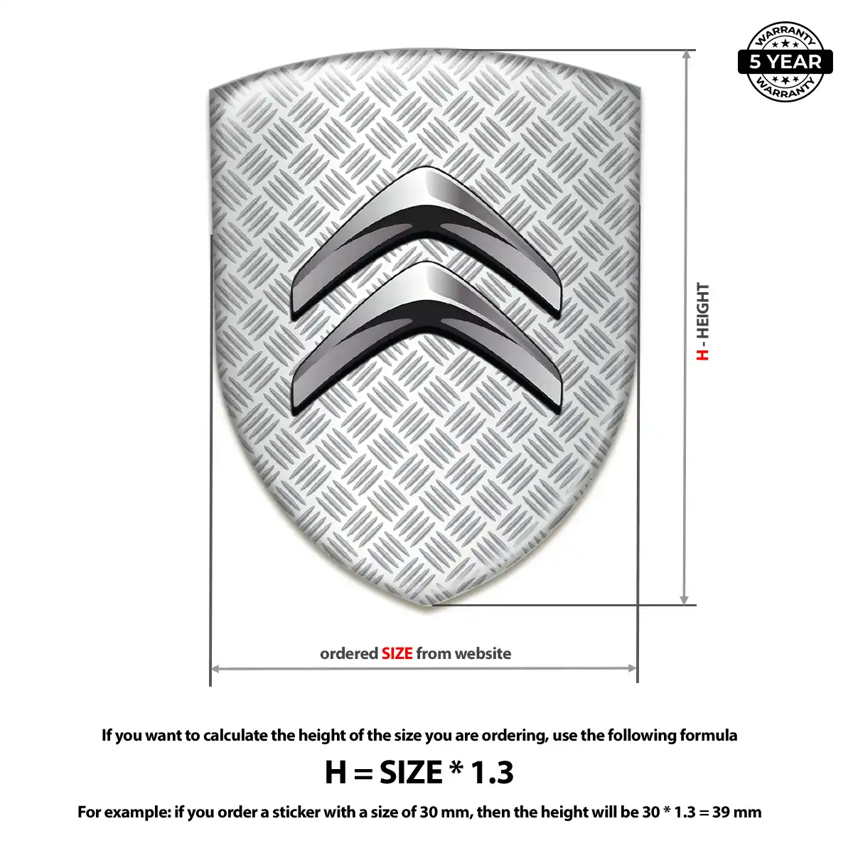 Citroen Emblem Badge Prime Quality
