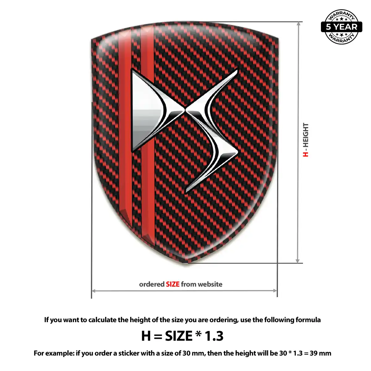 Citroen Emblem Badge Signature Grade
