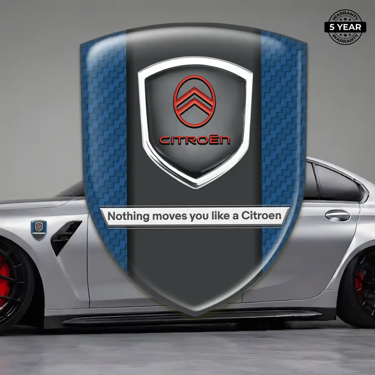Citroen Emblem Badge Sleek Style