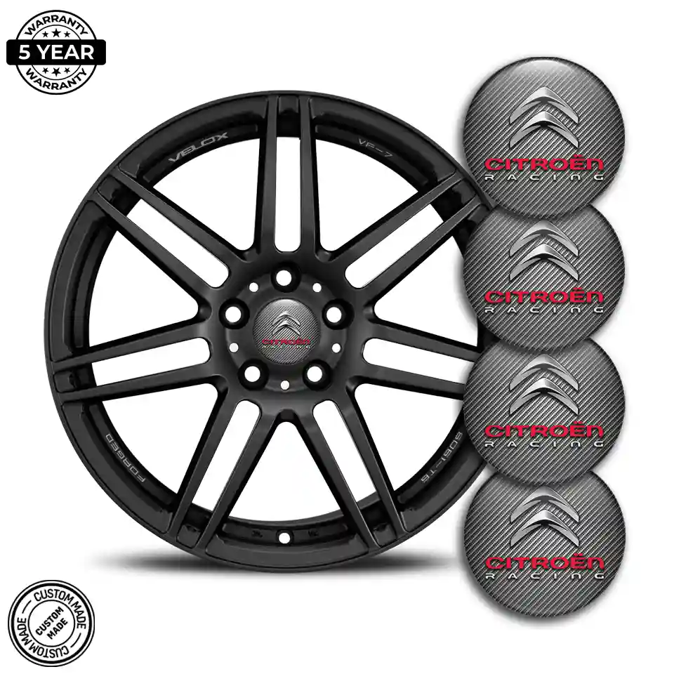 Citroen Emblem Center Hub Cap Self-Adhesive High Quality