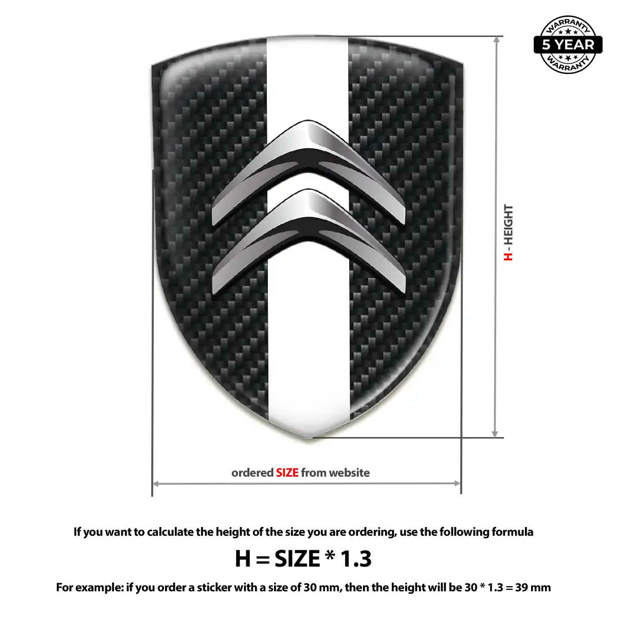 Citroen Emblem Crest Deluxe Edition