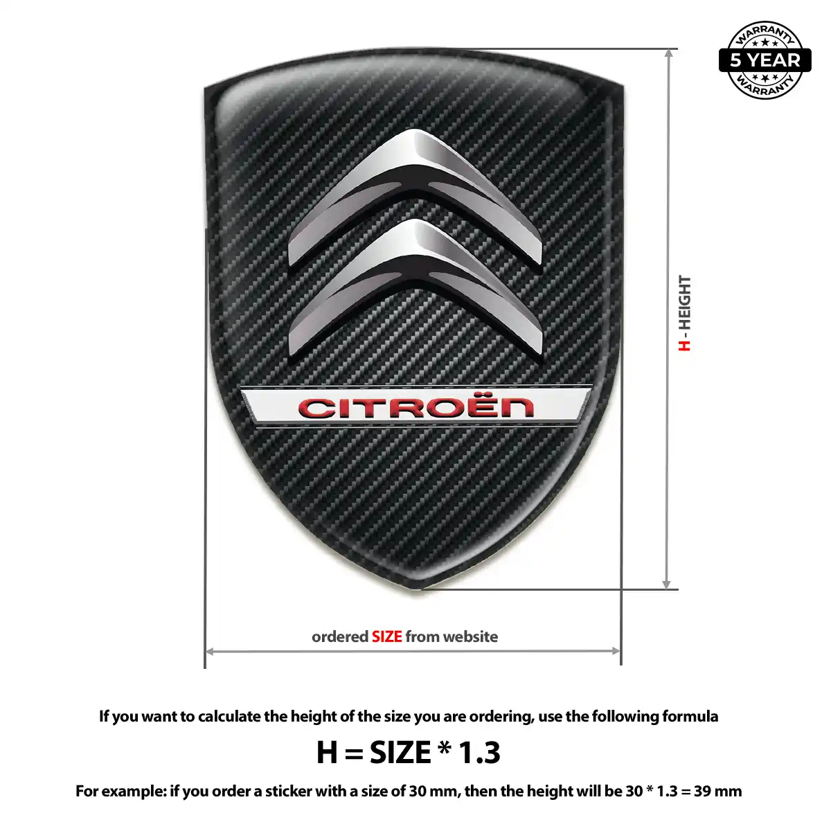 Citroen Emblem Crest Elite Edition