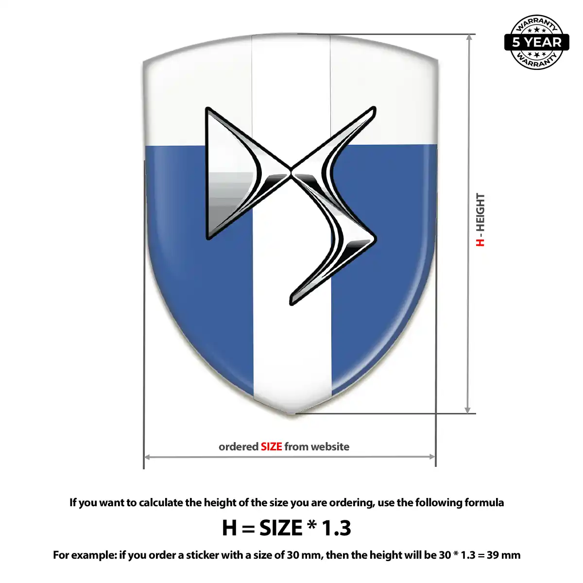 Citroen Emblem Crest Exterior Luxe