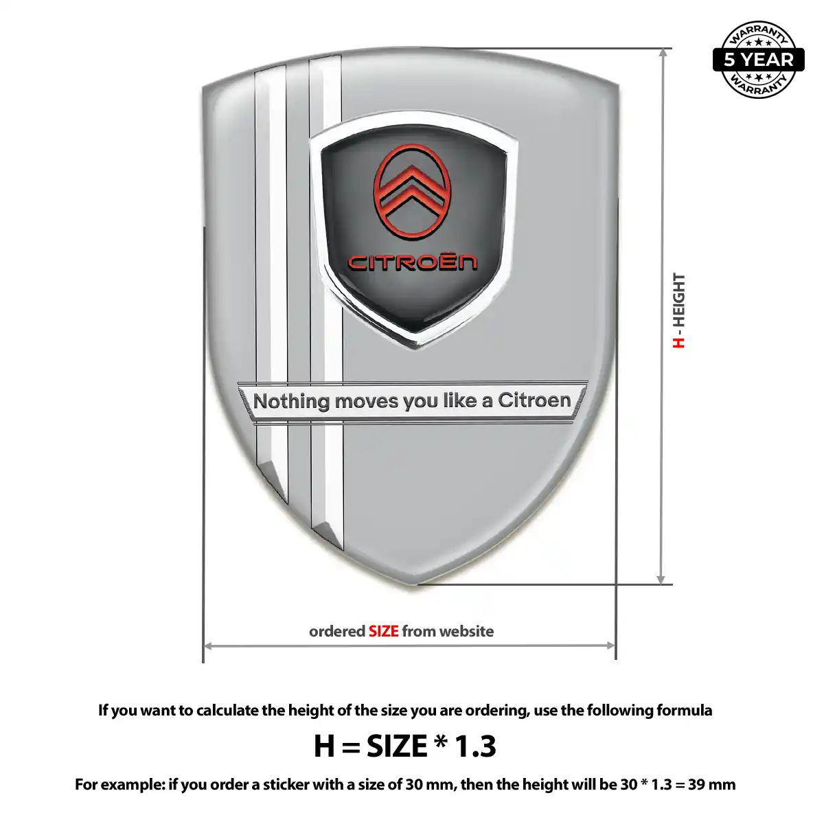 Citroen Emblem Crest Interior Elegance