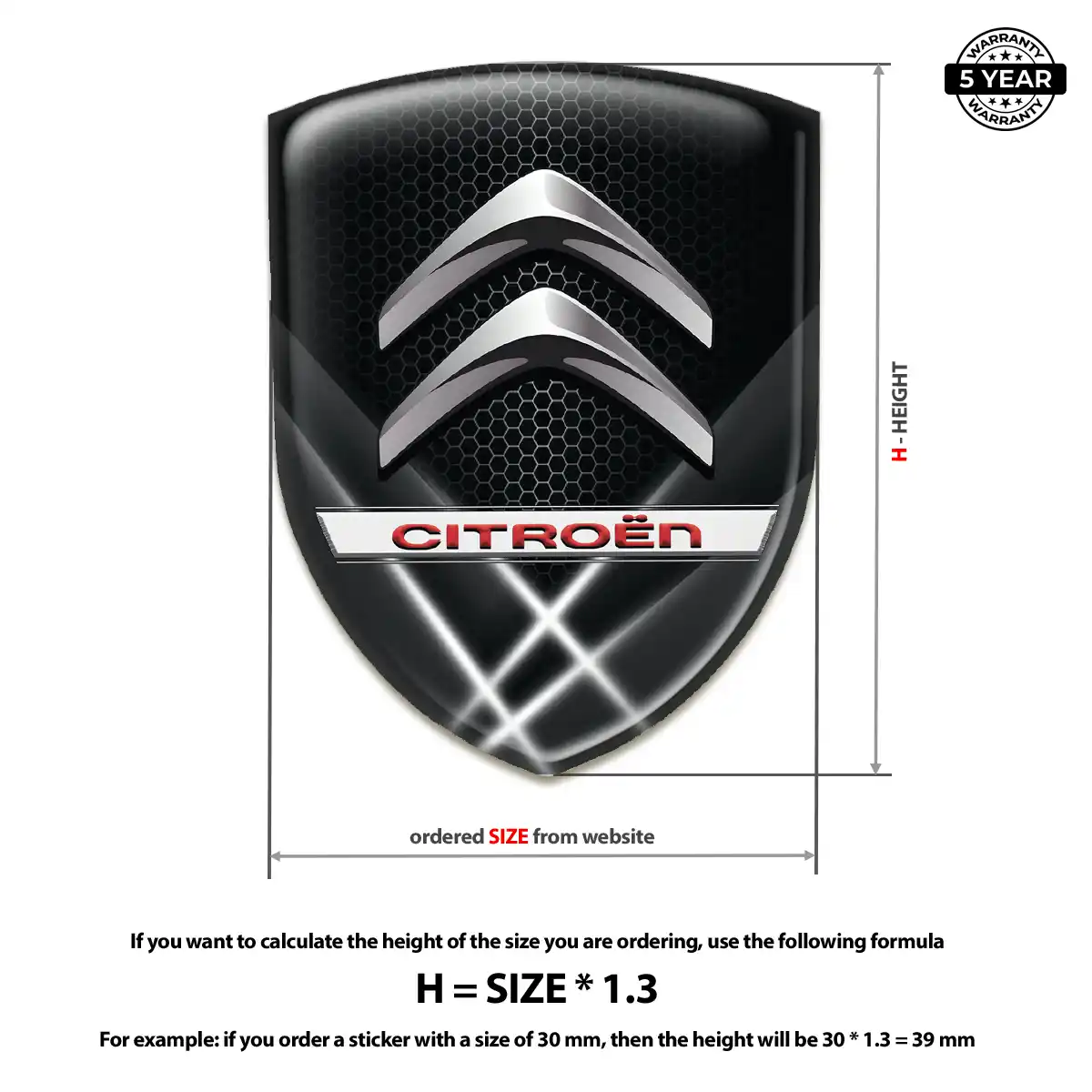 Citroen Emblem Crest Sleek Style