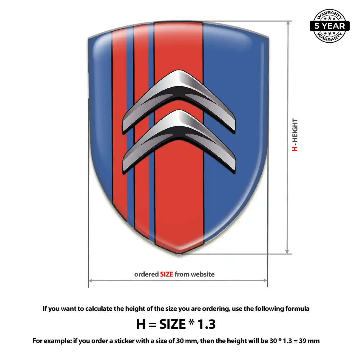 Citroen Emblem Crest Superior Craft