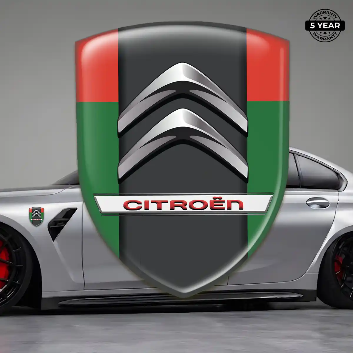 Citroen Emblem Domed Badge Elite Finish