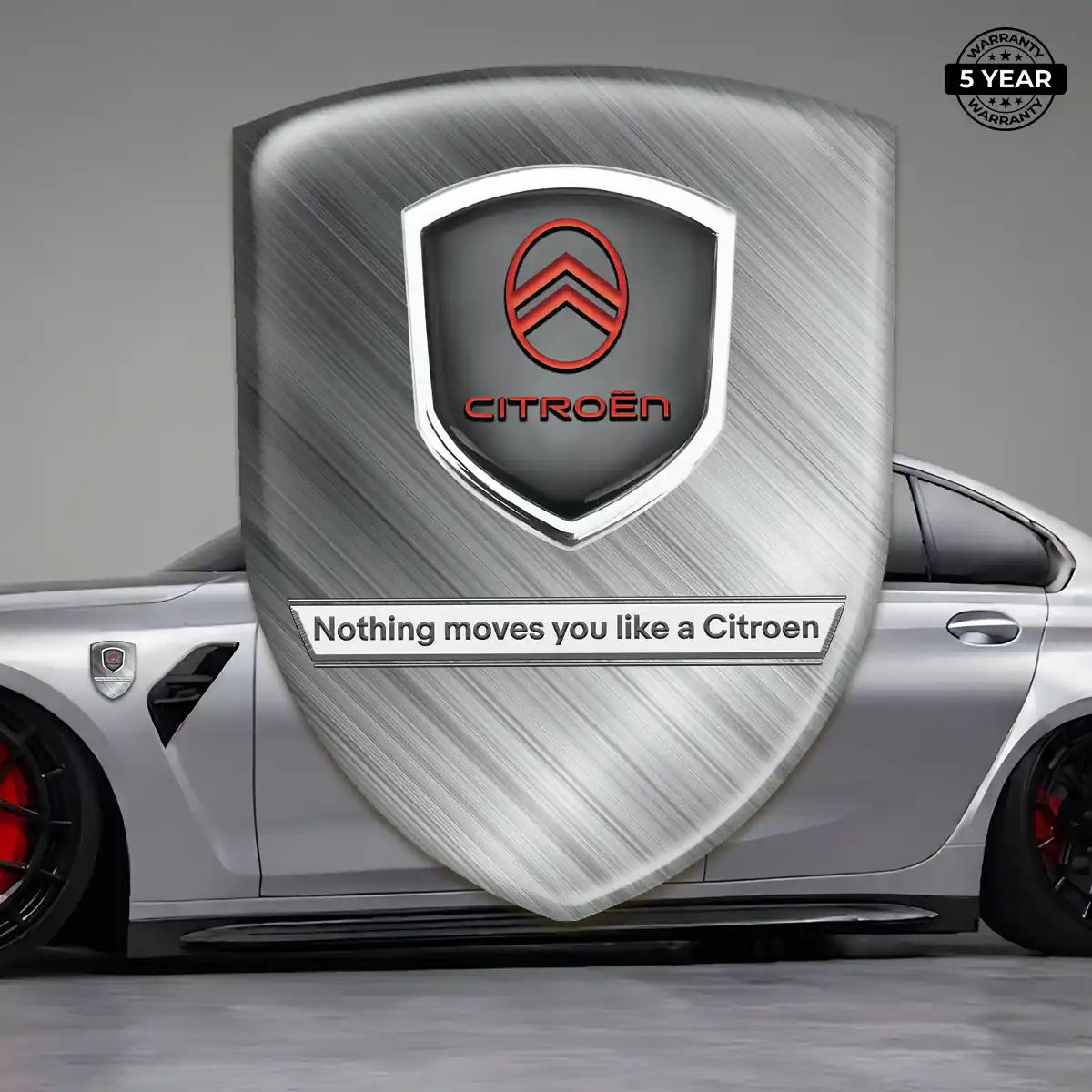 Citroen Emblem Domed Badge Interior Luxe
