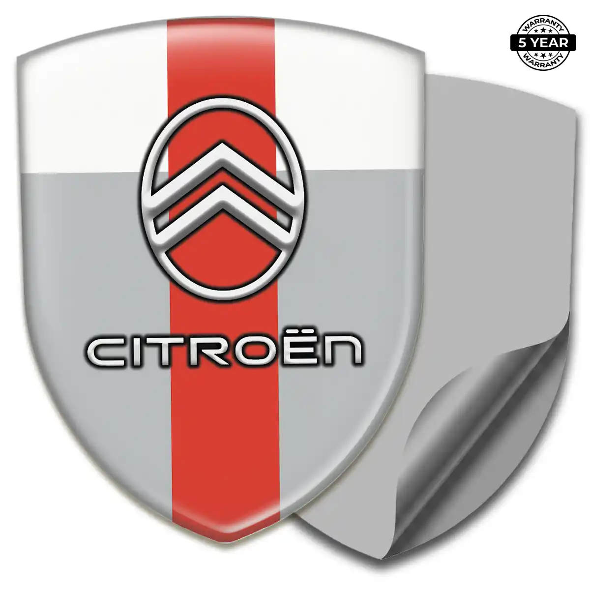 Citroen Emblem Domed Badge Premium Dome