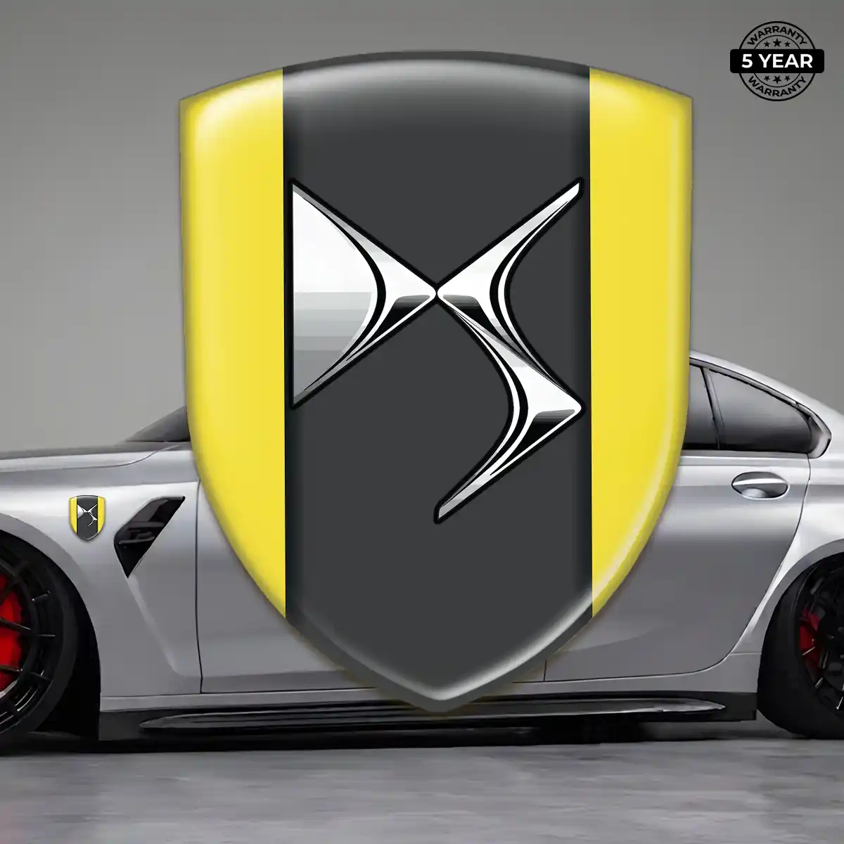 Citroen Emblem Domed Badge Sleek Style