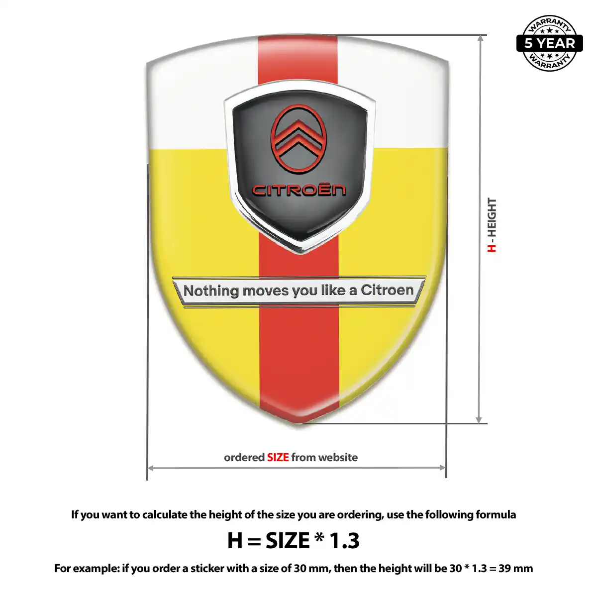 Citroen Emblem Elite Finish