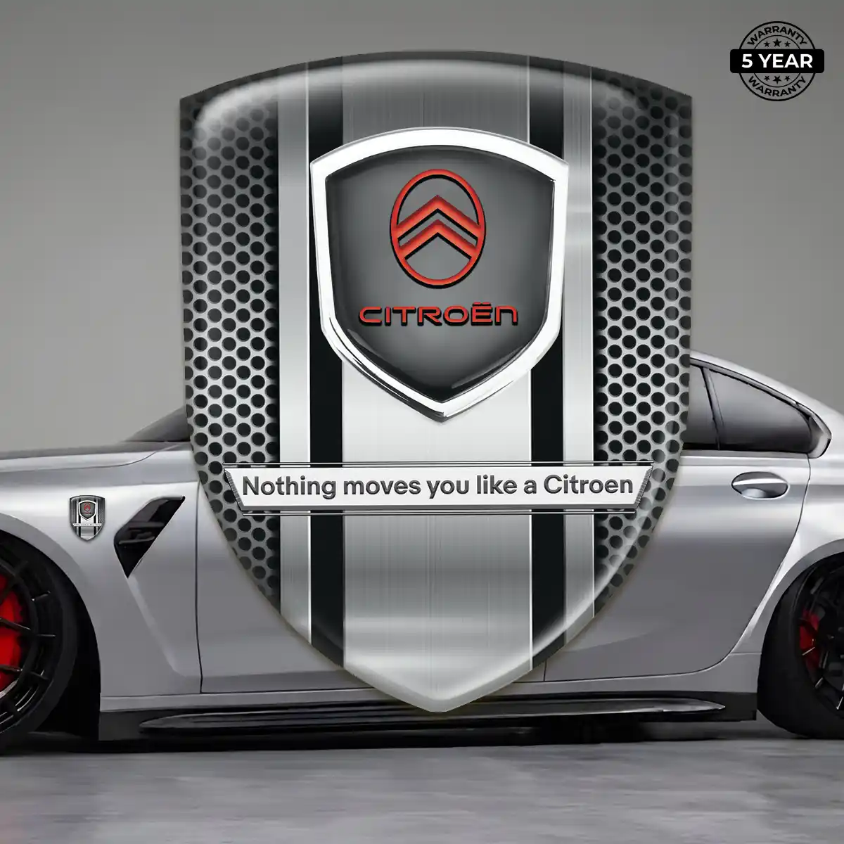 Citroen Emblem Logo Badge Deluxe Edition