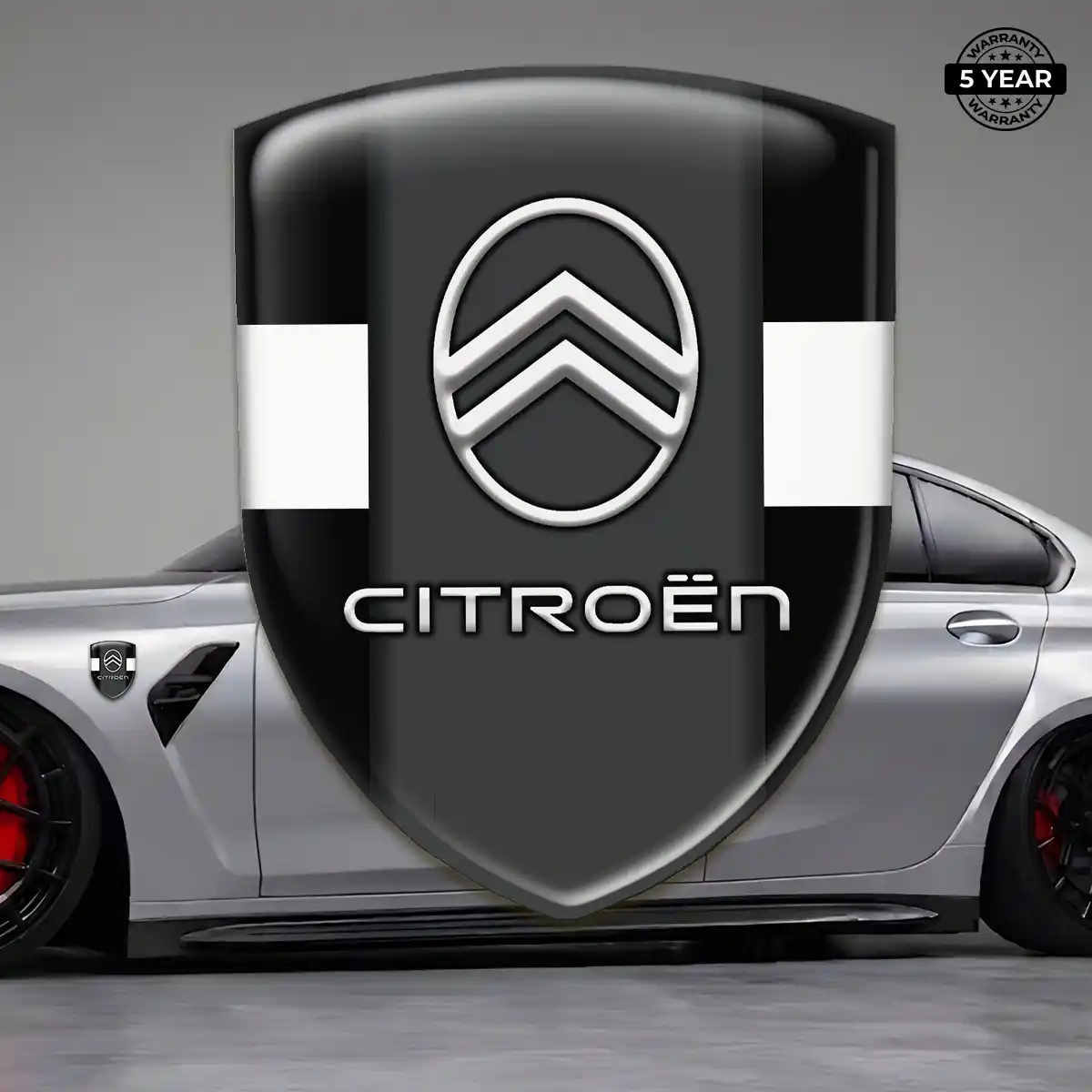 Citroen Emblem Logo Badge Premium Dome