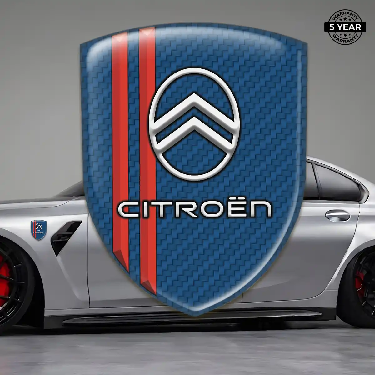 Citroen Emblem Logo Badge Resin Luxe