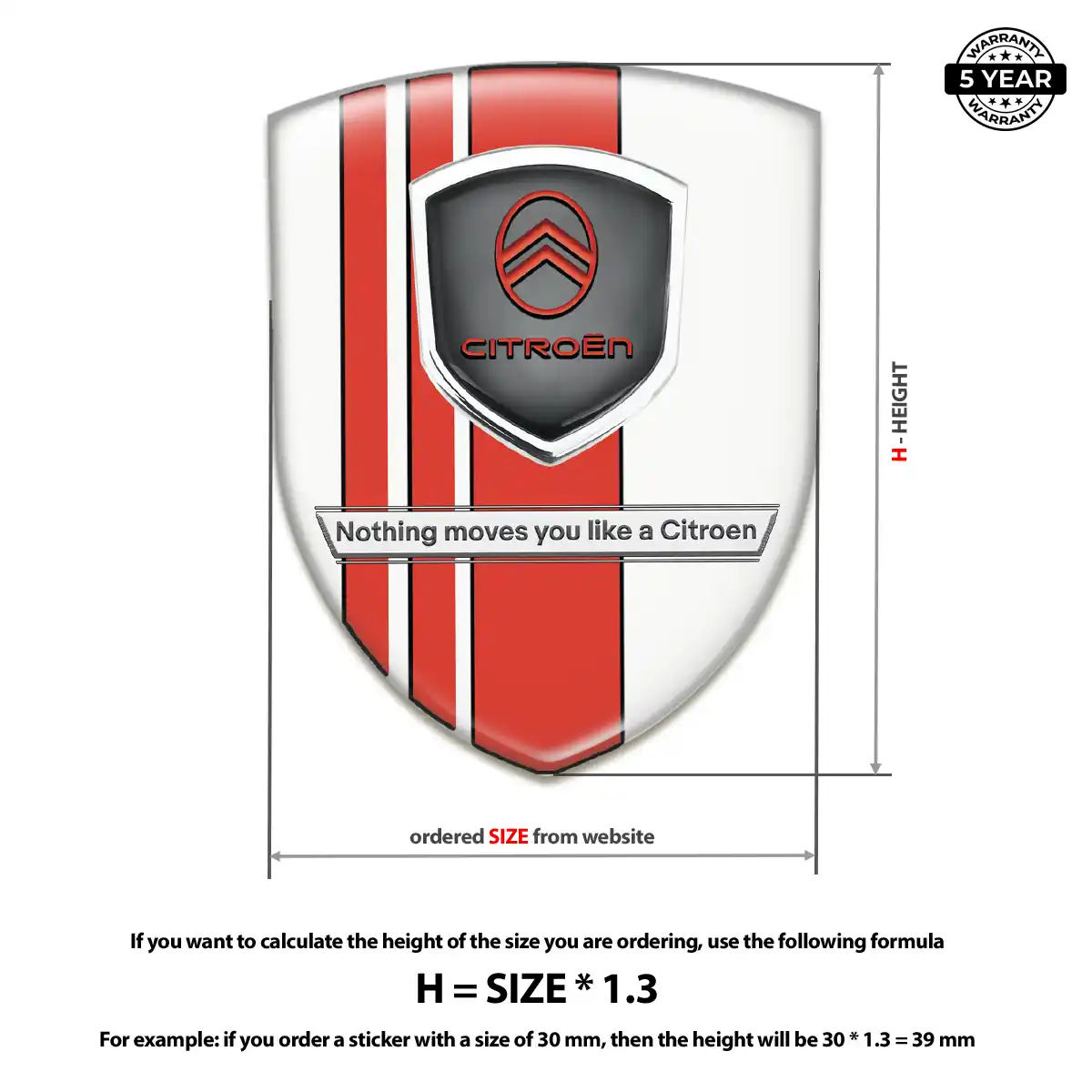 Citroen Emblem Logo Elite Edition