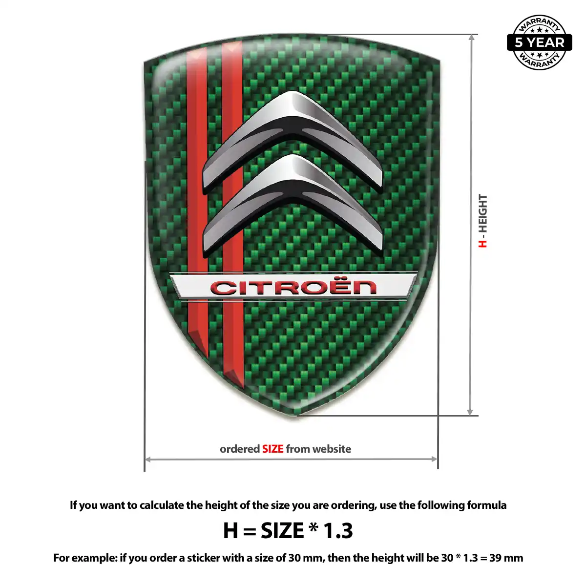 Citroen Emblem Logo Exclusive Series