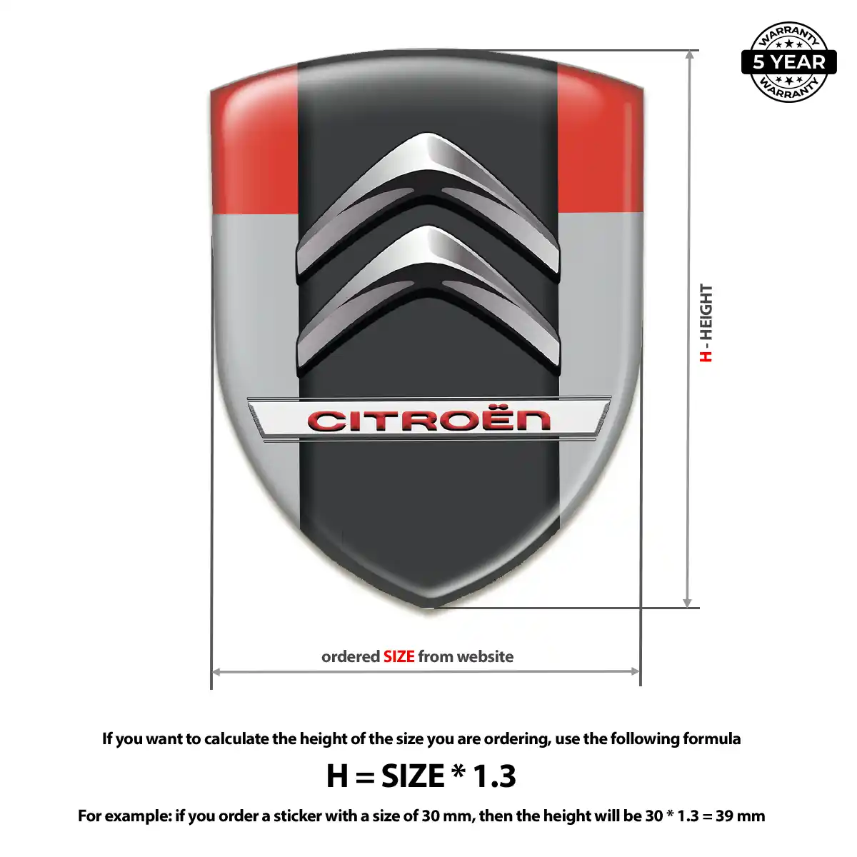 Citroen Emblem Logo Opulent Line