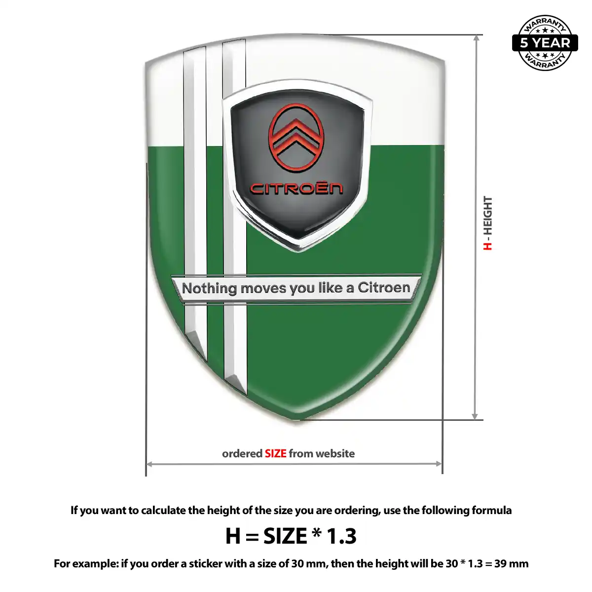 Citroen Emblem Outer Style