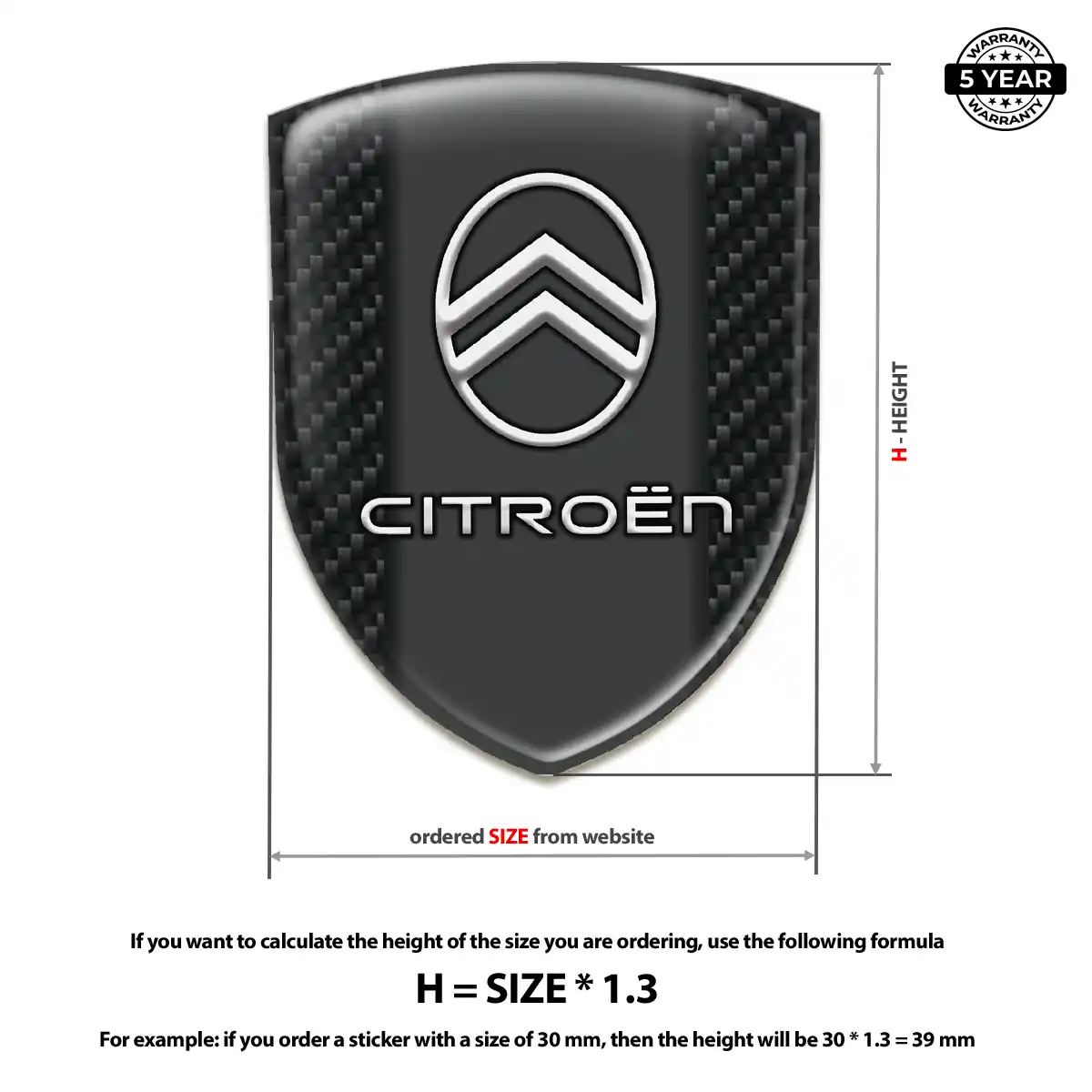 Citroen Emblem Prime Quality