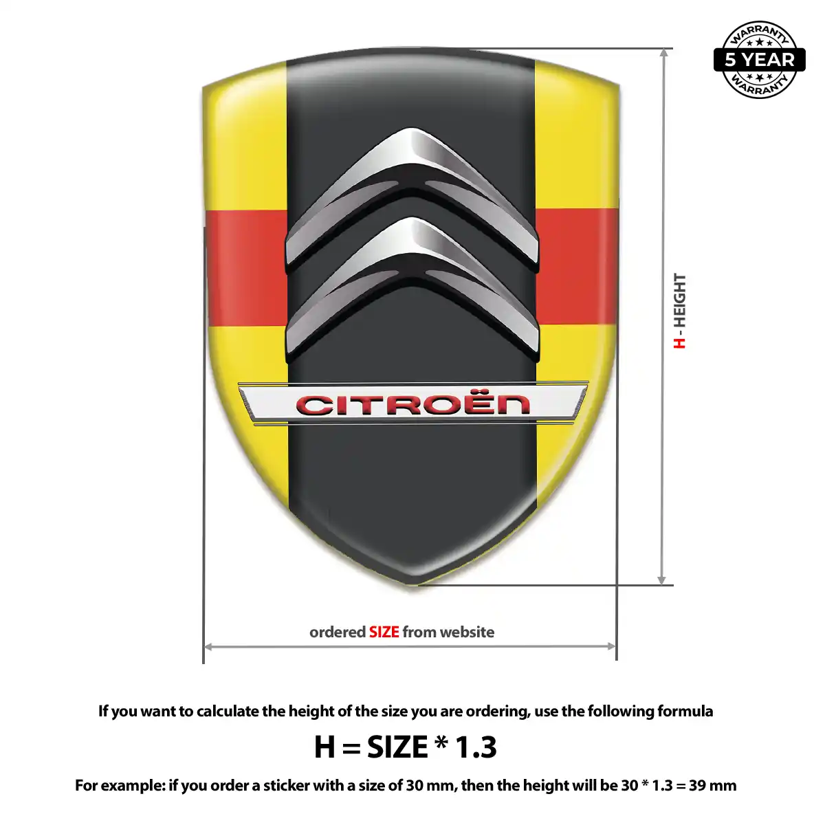 Citroen Emblem Shield Interior Elegance