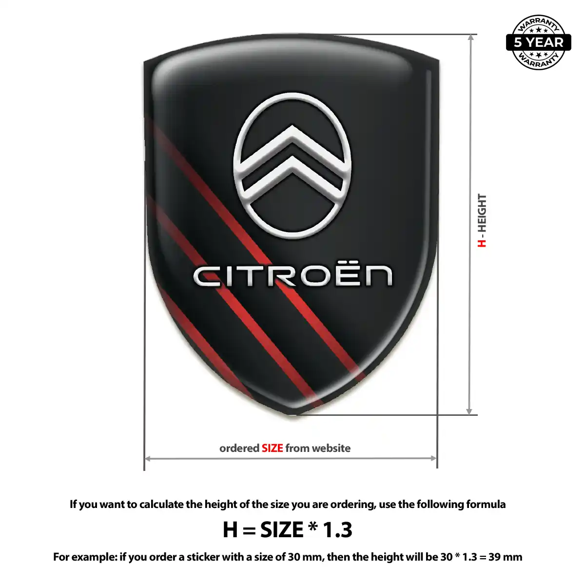 Citroen Emblem Shield Refined Design
