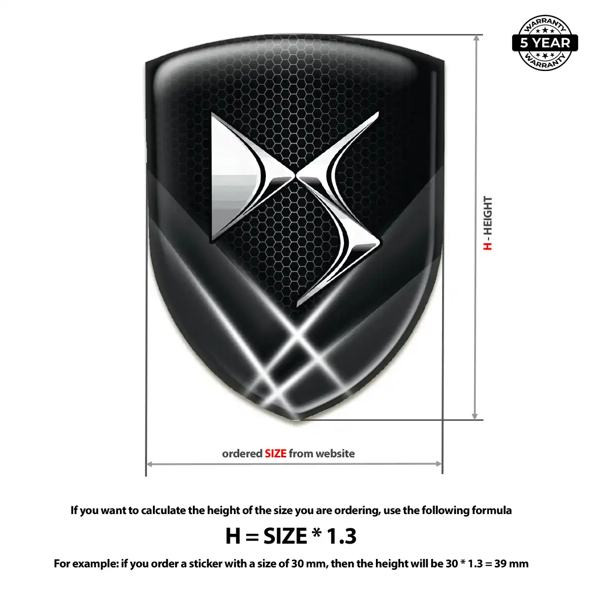 Citroen Emblem Shield Sleek Style
