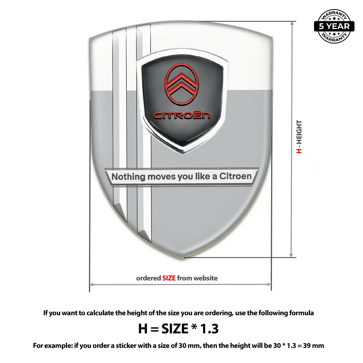 Citroen Emblem Silicone Elite Edition