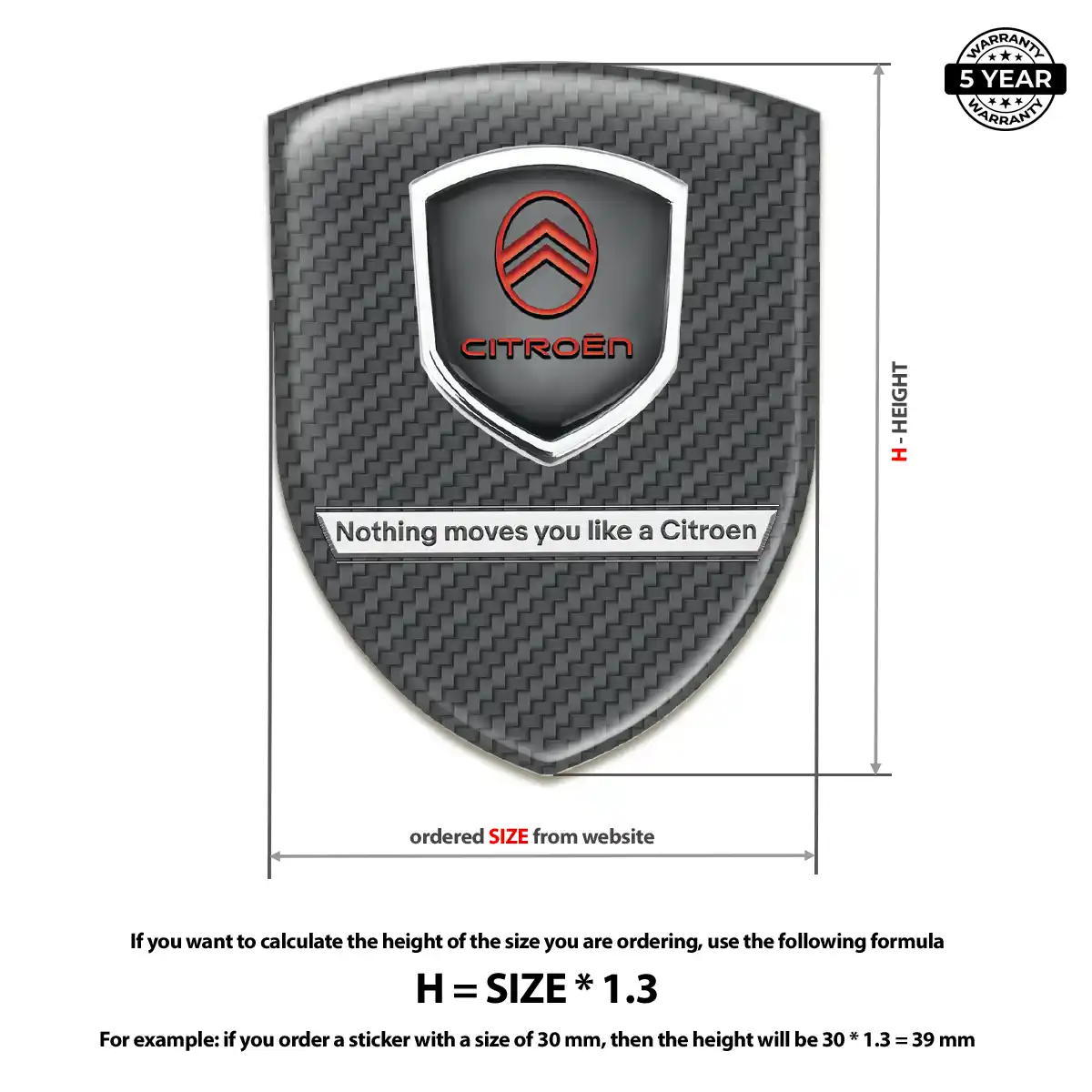 Citroen Emblem Silicone Exclusive Series