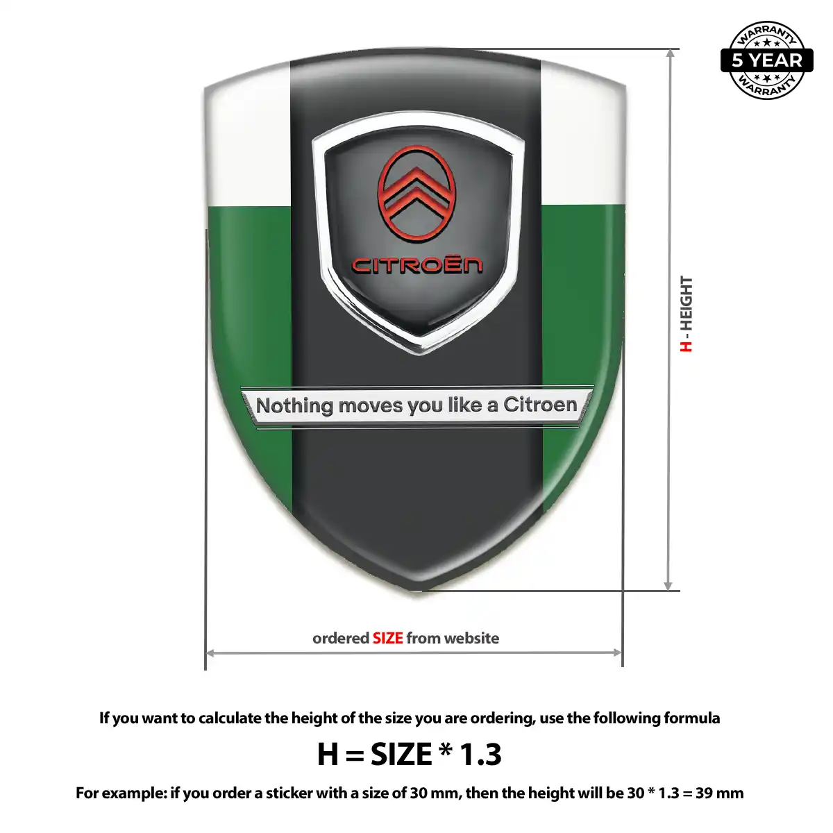 Citroen Emblem Silicone Noble Edition
