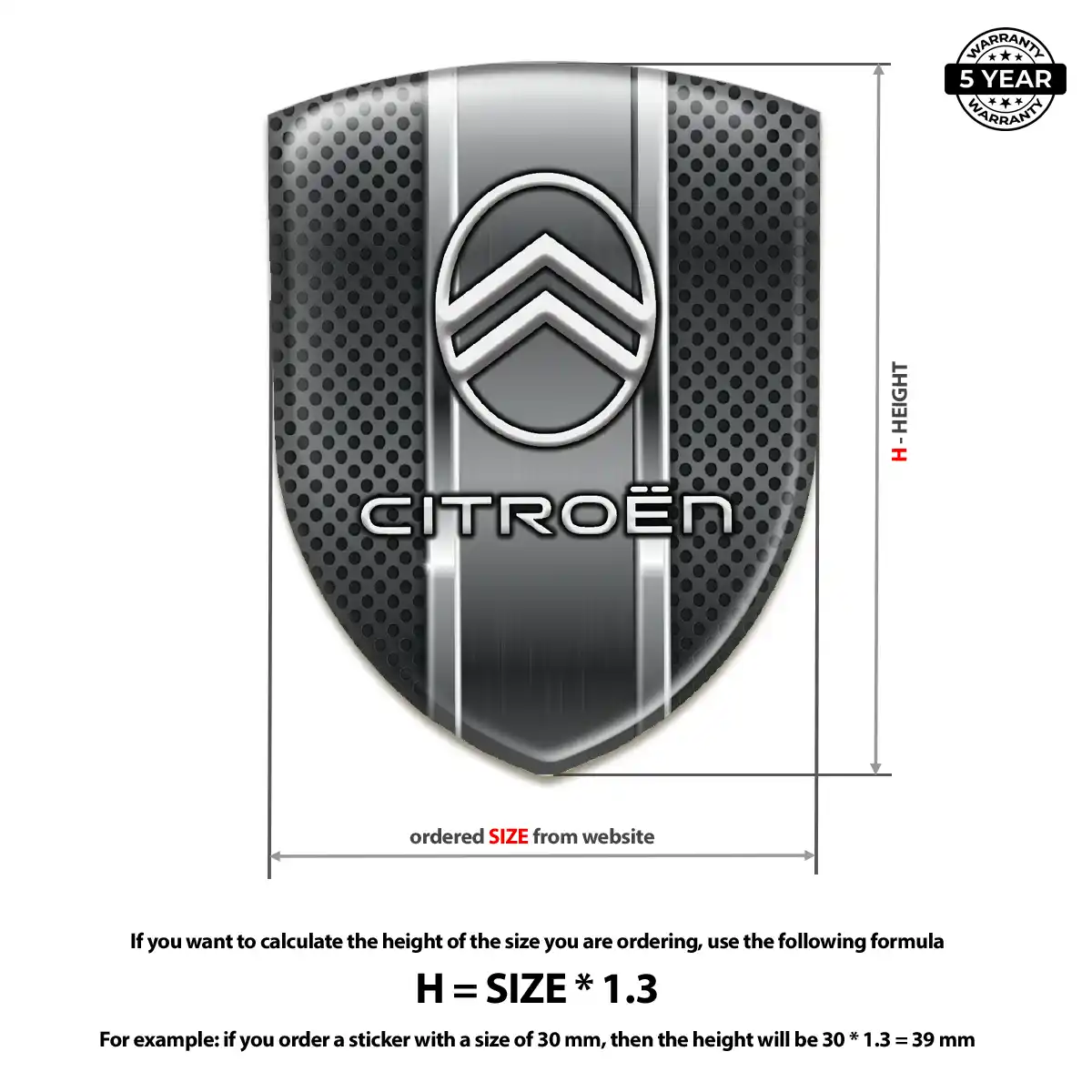 Citroen Emblem Silicone Opulent Line