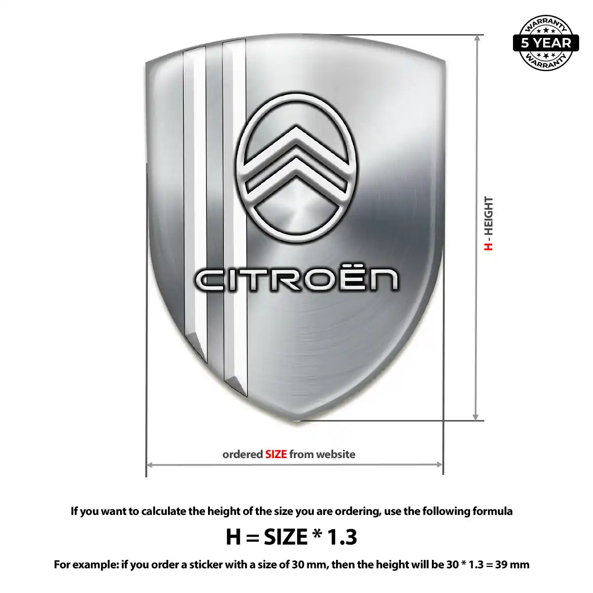 Citroen Emblem Silicone Outer Style