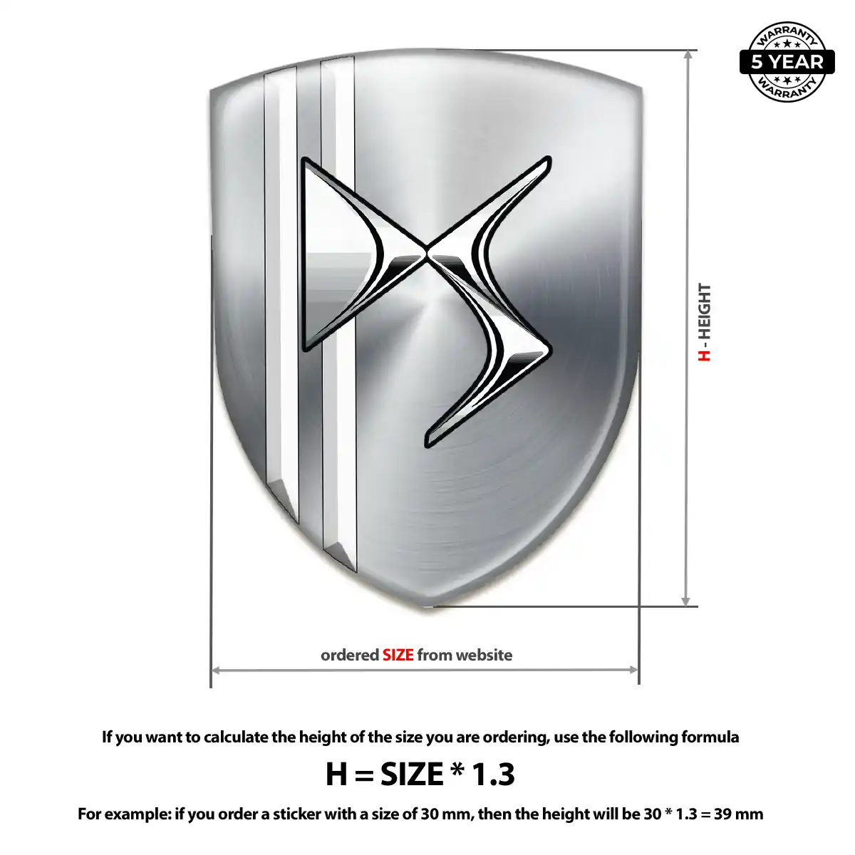 Citroen Emblem Silicone Premium Dome