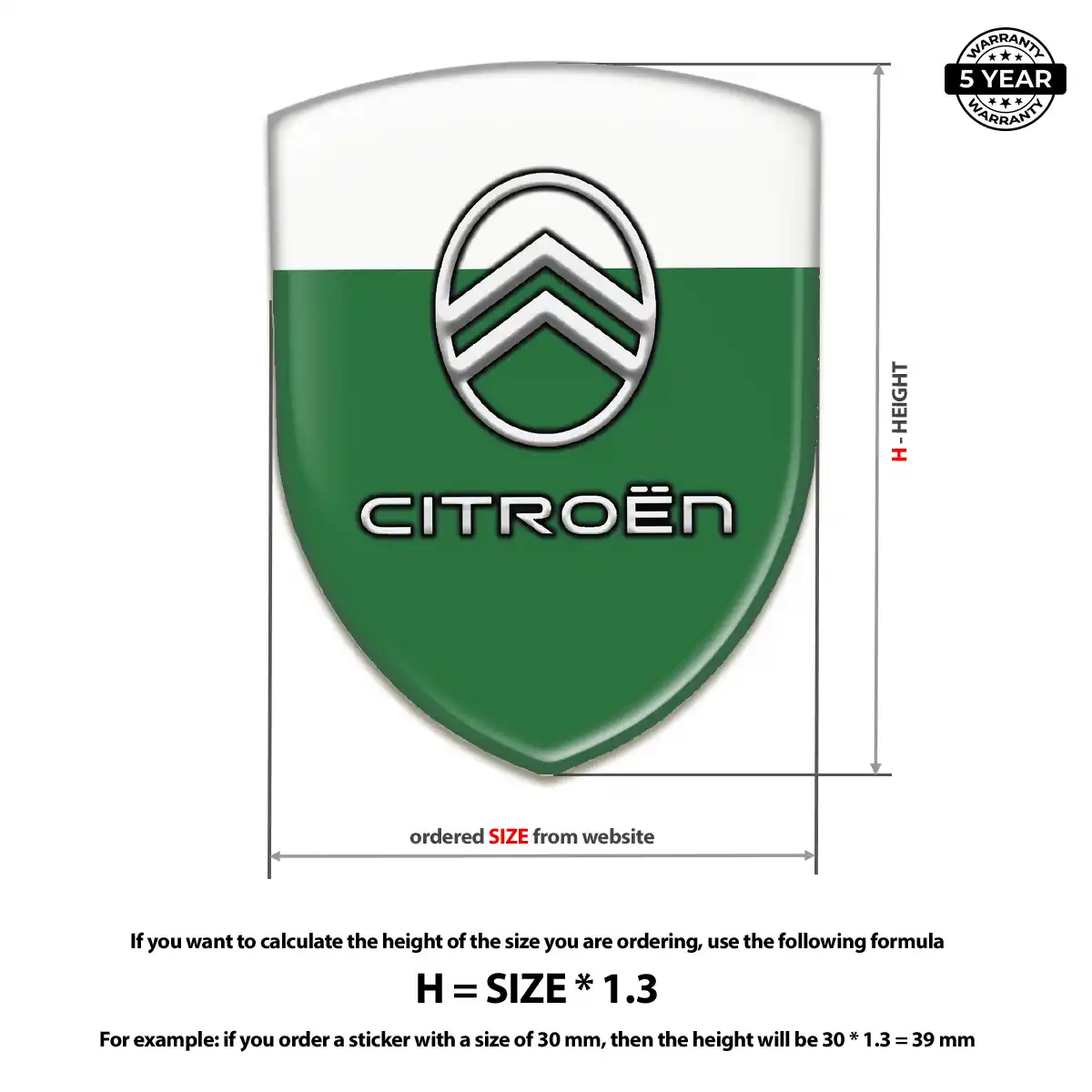 Citroen Emblem Silicone Prime Quality