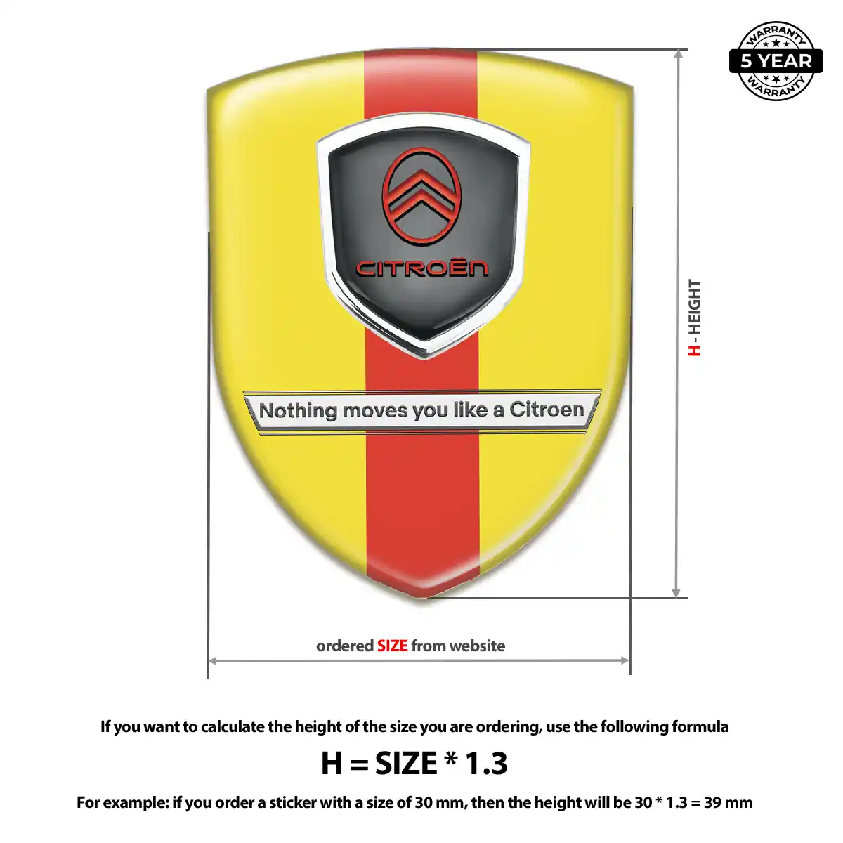 Citroen Emblem Silicone Sleek Style